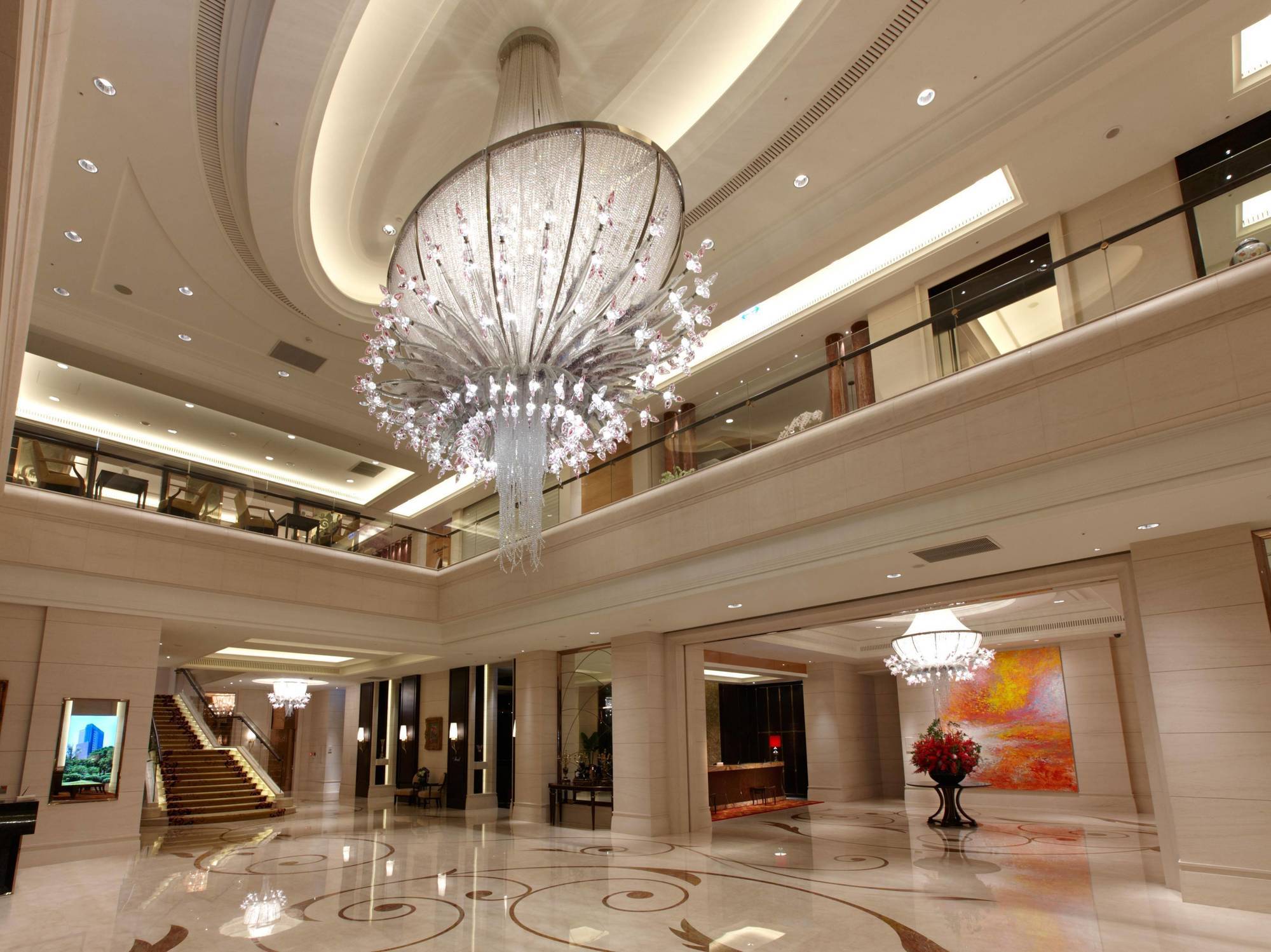 Hotel The Okura Prestige Tajpej Zewnętrze zdjęcie The lobby of the hotel